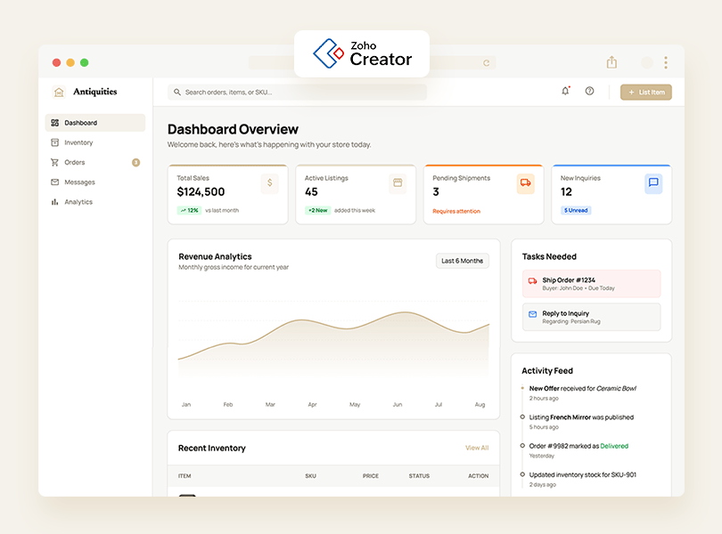 Dealer Portal and Inventory Workflows