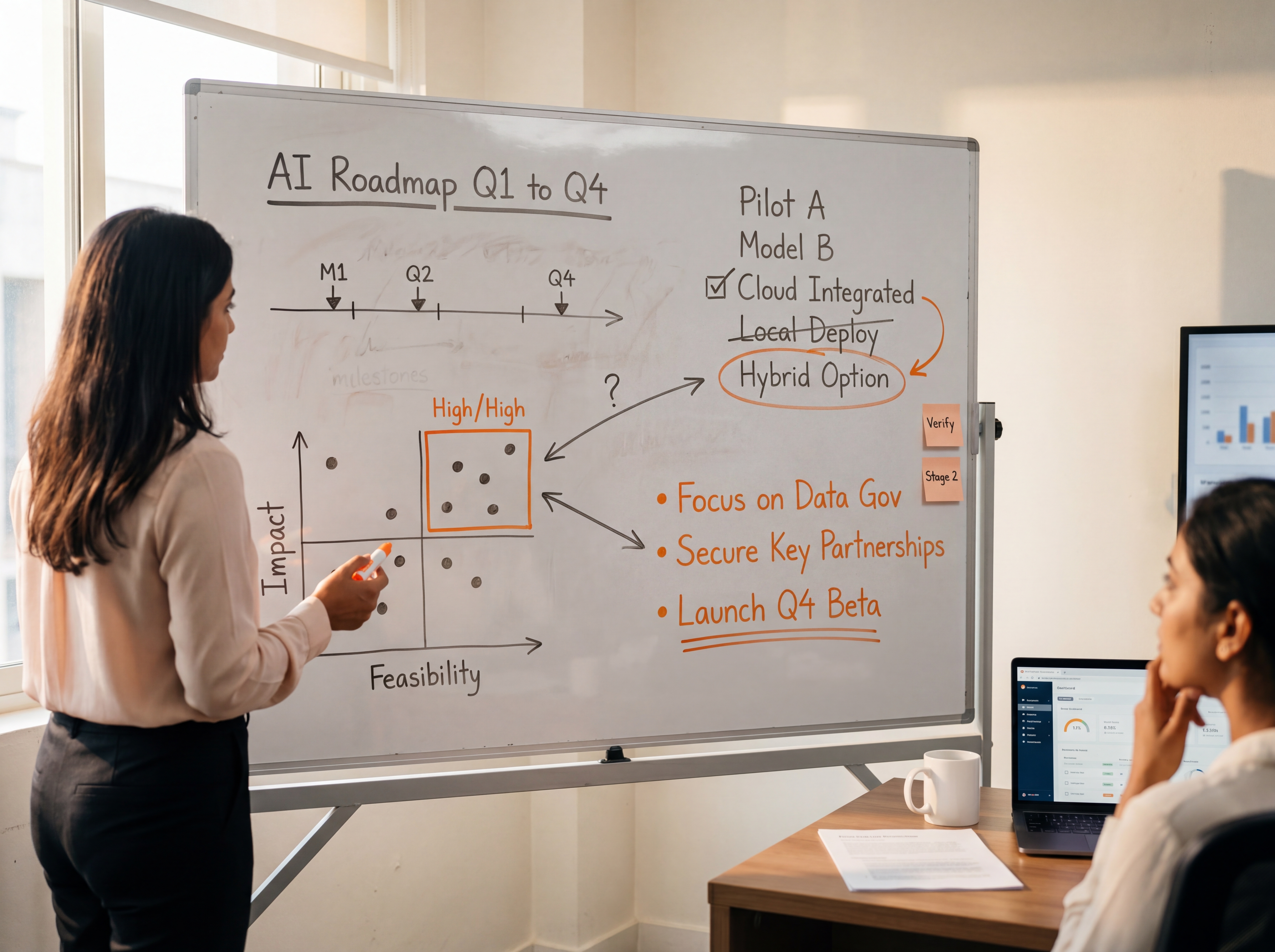 Clixlogix IT consulting team in a strategy session